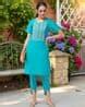 Buy Green Kurta Suit Sets for Women by PANNKH Online | Ajio.com