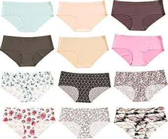 Buy SHAPERX Women's Invisible Seamless Hipster Panties Mid-Rise No Show ...