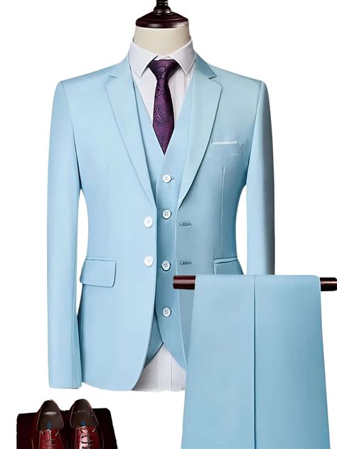 Luxury Solid Color Single Breasted Suits For Men in 2024 | Mens suits ...