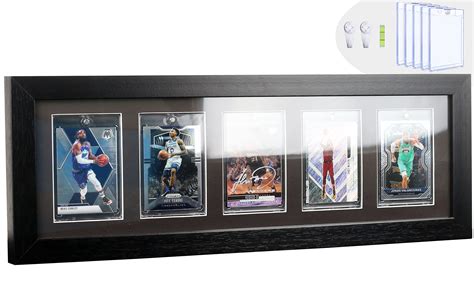 Amazon.com: Bivitre Trading Card Display Frame - Wall Mount Baseball ...