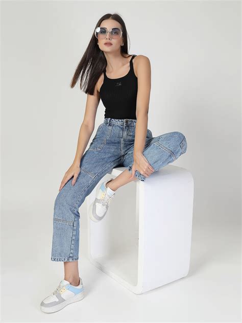 Style Quotient Women Relaxed Fit High Rise Cargos – StyleQuotient