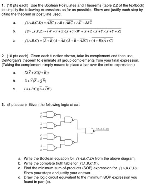 Image result for Boolean Postulates