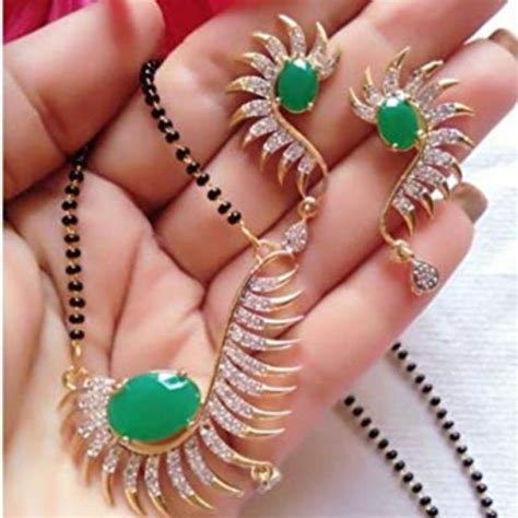 Green Shark Mangalsutra – Bold and Unique Symbol of Strength – Glossy Lust