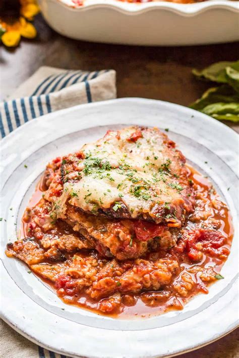 Healthy Eggplant Parmesan Recipe