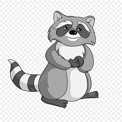 Cute Raccoon Clipart Transparent Background, Cute Gray Raccoon Clipart, Raccoon Clip Art, Cute ...