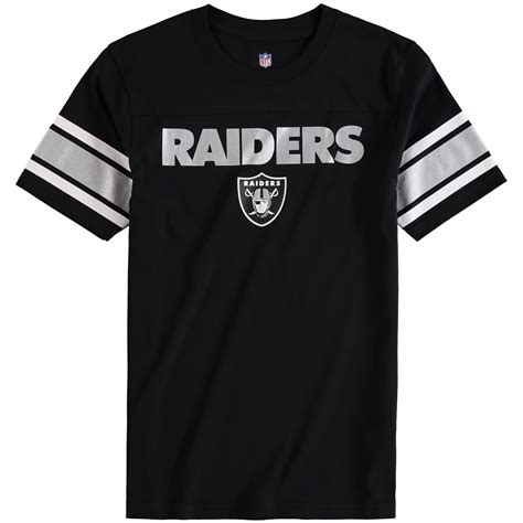 Oakland Raiders Youth Black Loyal Fan Gear T-Shirt