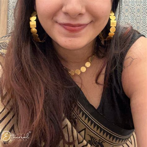 Buy Gold Coin Necklace Set Online India - The Ethereal Store