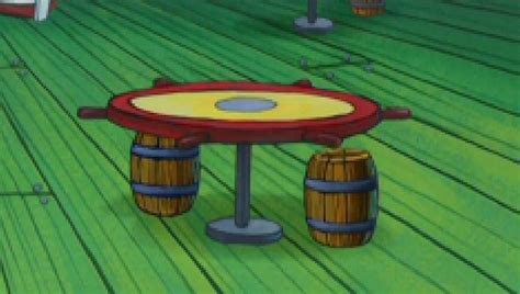 Krusty Krab Table | Spongebob, Spongebob squarepants, Bob