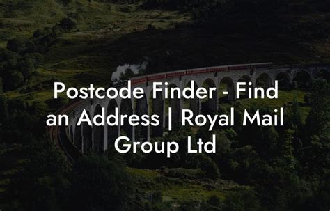 Image result for Postcode Finder Royal Mail Tracking