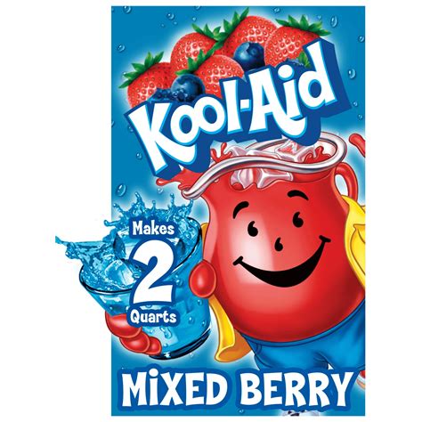 Kool-Aid Unsweetened Mixed Berry Powdered Drink Mix, Water Add, 0.22 oz ...