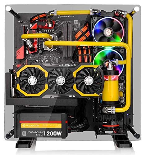 Thermaltake Core P3 ATX Tempered Glass Gaming Computer Case Chassis ...