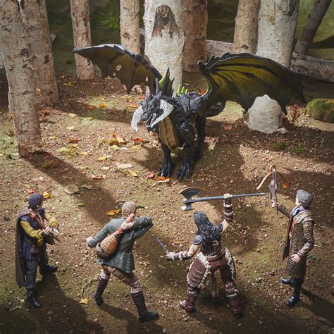 Buy Dungeons & Dragons Black Dragon Rakor D&D Dragon Toy Action Figure ...