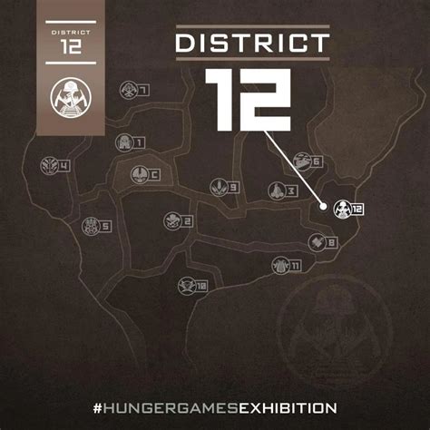 Suzanne Collins Official Accurate Hunger Games District Map