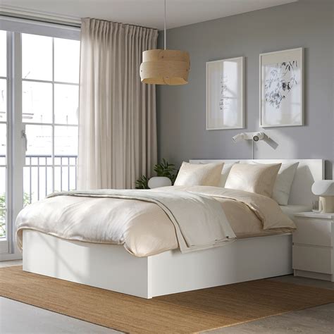 MALM ottoman bed, white, 160x200 cm (63x783/4") - IKEA
