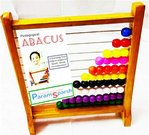 paramsparsh abacus activity toys (pedagogy based) for baby kids brain ...