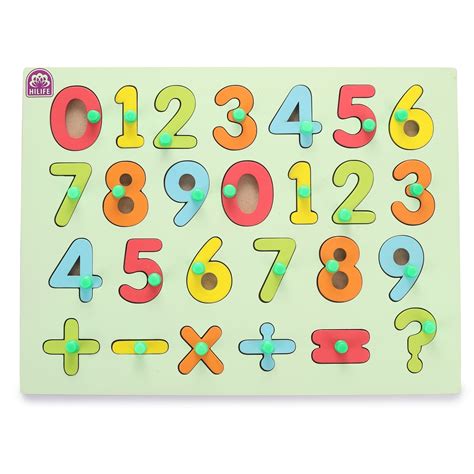 HiLife Number knobbed puzzle – The Moms Darling Baby Shop