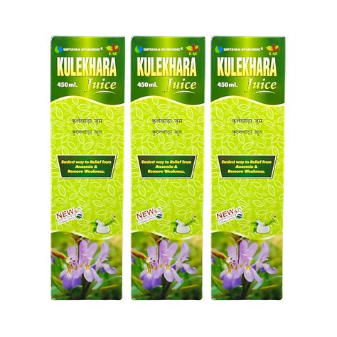 Buy Ayurvedic Kulekhara Juice 450 ml |Natural Low BP Control | Low ...