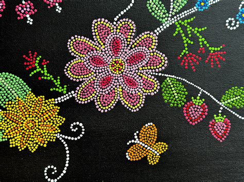 Métis Beadwork Painting for Kids: A Creative Indigenous Art Project ...