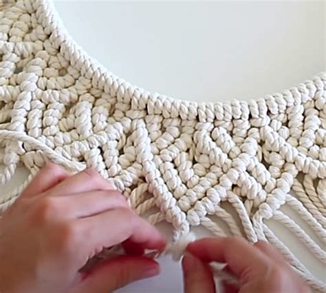Image result for Macrame Tutorial Mandala Border