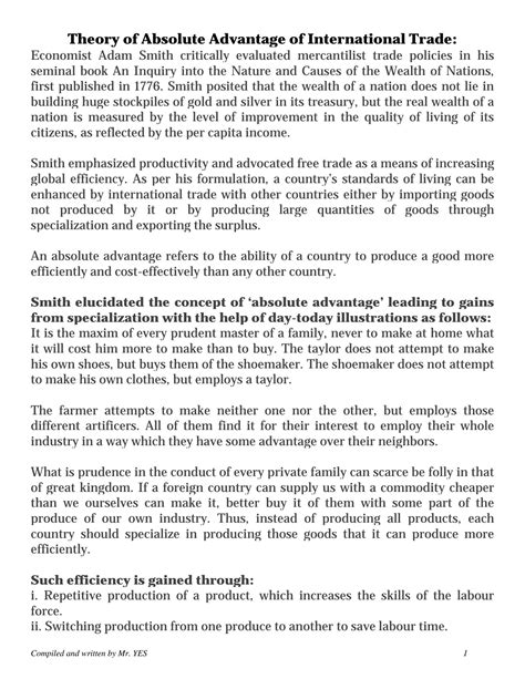 Absolute Advantage Theory Example 的图像结果