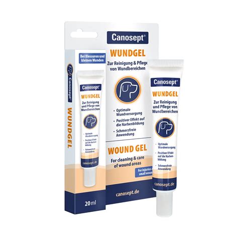 Canosept Wound Gel For Dogs 20ml Dog Antiseptic Cream Wound ...