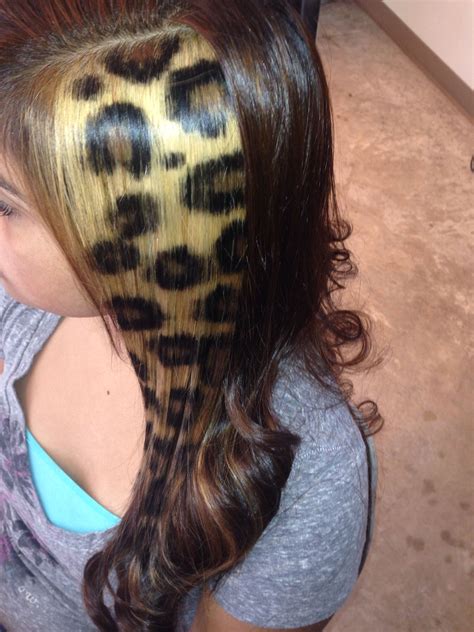Cheetah print | Hair styles, Scene hair, Hair inspo color