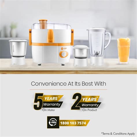 Buy Aisha Plus 3 Jar Juicer Mixer Grinder Online in India | Orient Electric