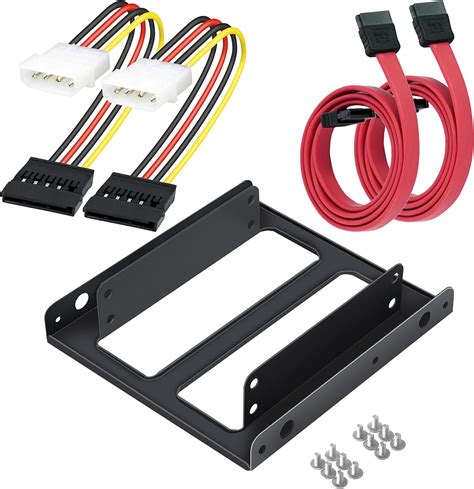 Meshiv Dual 2.5 inch to 3.5 inch Internal Hard Disk Drive SSD/HDD ...