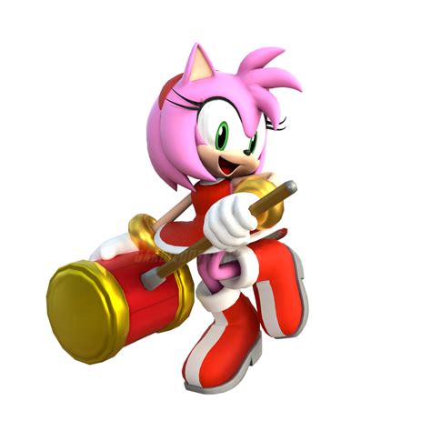 Amy Rose Piko Hammer Render 2K25 by bandicootbrawl96 on DeviantArt