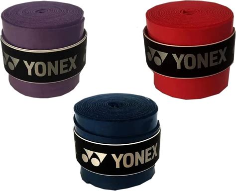 Yonex Super GRAP AC 102EX Rubber Badminton Grip (Pack of 3 ...