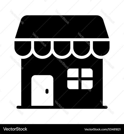 Samll Shop Vector Image 的图像结果