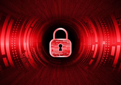 A red and black background with a padlock and the word lock on it ...