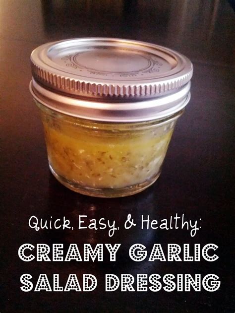 (My New Favorite) Creamy Garlic Salad Dressing + a Salad Idea