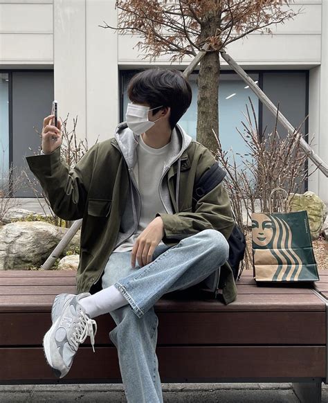 Больше в телеге | Korean fashion men, Korean street fashion men, Winter ...