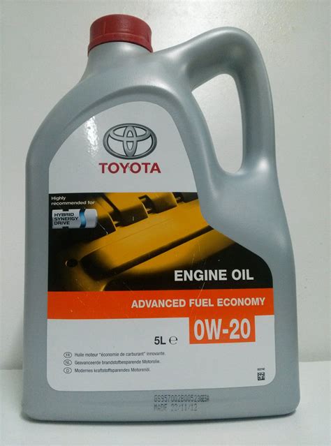Buy Genuine 5 Litre Toyota Hybrid 0W20 Synthetic Motor Oil Online at ...