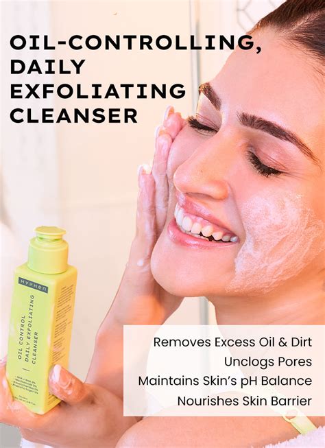 Oil Control & Exfoliating Cleanser with 2% AHA BHA - 100 ml – HYPHEN