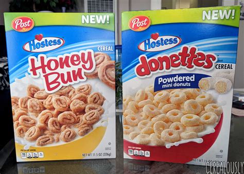 Review (x2): Hostess Honey Bun Cereal & Hostess Powdered Donettes ...