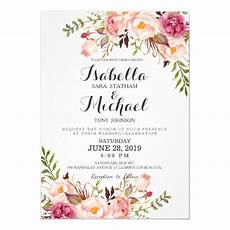 Zazzle Wedding Invitation by Rustic Floral Wedding Invitation Zazzle Zazzle Wedding Invitation