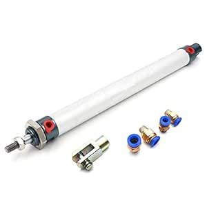 Sydien 20mm Bore 175 Stroke Pneumatic Air Cylinder Single Rod Dual ...