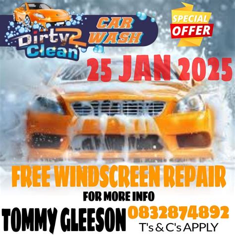 Free windscreen chip repair Ts&Cs Apply, 23A Krogh Street, Standerton ...