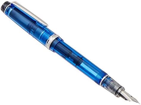 Pilot Fountain Pen Custom Heritage 92, Transparent Blue Body, M-Nib ...