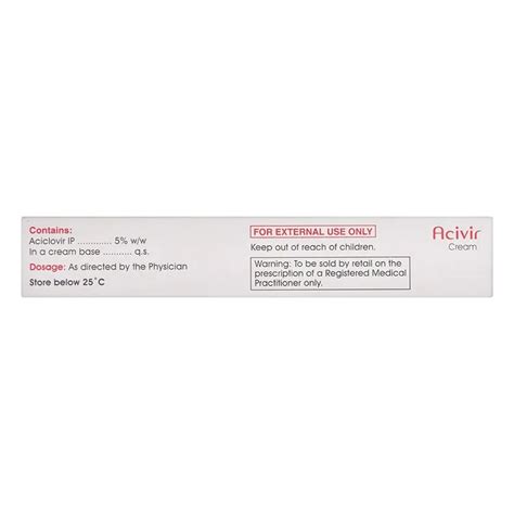 Buy Acivir Cream online | Uses, Side Effects, Price and substitutes ...