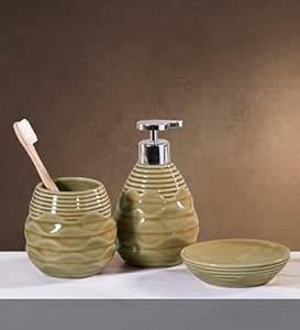 Modern Ceramic 3-Piece Bath Set – Elegant Bathroom Accessories ...