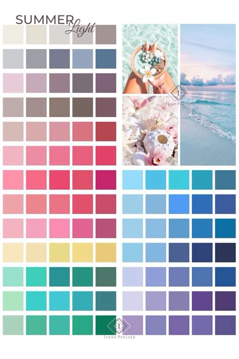 Color Palette For Light Summer