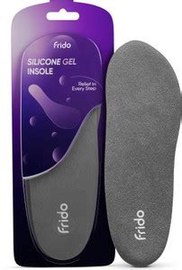 Frido Silicone Gel Insole, Self-Adhesive & Hexagonal Anti-Slip grip ...