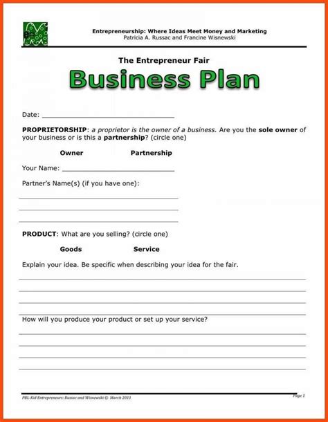 Microsoft Word Business Plan Template 的图像结果
