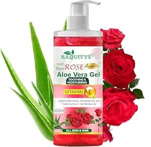RAQUITYS Rose Face Massage Gel For Glowing and Radiants Skin (600ml ...
