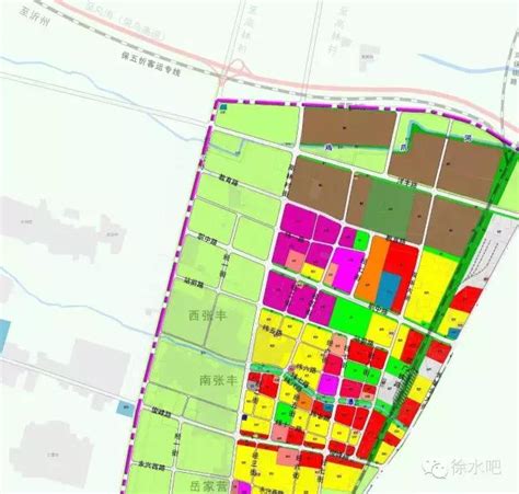 高清规划图：保定徐水区中心城区控制性详细规划--