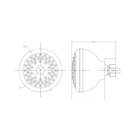 Hindware Single Flow Overhead Shower Neo Classic Collection F160004 ...