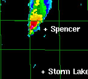 Spencerm Iowa Hailstorm - May 21, 2004